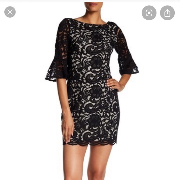 Vince Camuto Dresses & Skirts - Vince Camuto lace bell sleeve dress